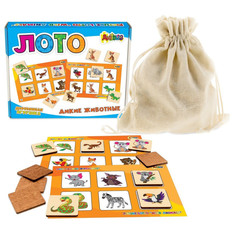 Игры для малышей Дютоша Лото Дикие животные