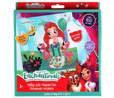 Наборы для творчества Multiart Алмазная мозаика Enchantimals Фэнси Флэминг и Сквош