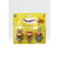 Игровые фигурки Три кота Набор фигурок: Коржик, Карамелька, Компот