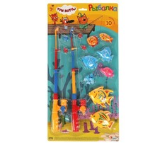 Игрушки для ванны Играем вместе Игра рыбалка Три Кота магниты