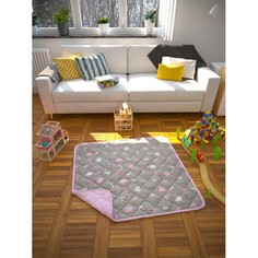Игровые коврики Игровой коврик AmaroBaby детский стёганный Мечта 115х115 см