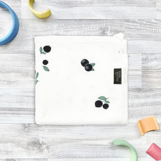 Пледы Плед Mjolk двусторонний Голубика 80х80