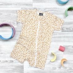 Боди, песочники, комбинезоны Mjolk Песочник Sleep and Play Sand Leopard