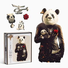 Деревянные игрушки Деревянная игрушка Treearti Пазл Панда-Мафия