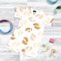 Боди, песочники, комбинезоны Mjolk Песочник Sleep and Play Ножки