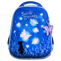 Школьные рюкзаки Brauberg Ранец Premium светящийся 2 отделения Sweet dreams 38х29х16 см