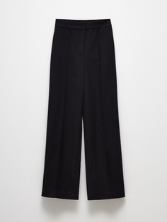 Классические прямые брюки со стрелками (черный, XL) Sela