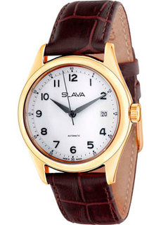Российские наручные мужские часы Slava 1499269-300-8215. Коллекция Премьер Слава