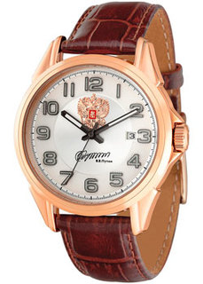 Российские наручные мужские часы Slava 1613016-300-8215. Коллекция Премьер Слава