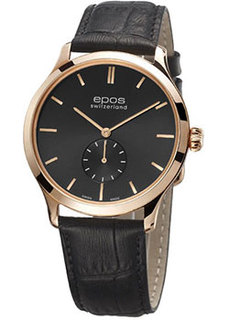 Швейцарские наручные мужские часы Epos 3408.208.24.14.15. Коллекция Originale