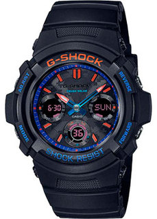 Японские наручные мужские часы Casio AWR-M100SCT-1A. Коллекция G-Shock