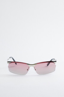 очки солнцезащитные женские Очки солнцезащитные розовые с металлической оправой Befree