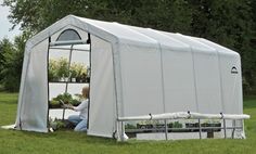 Теплица ShelterLogic 6,1м светорассеивающий тент Garden