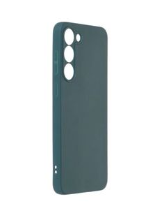 Чехол BoraSCO Silicone Case матовый для Samsung Galaxy S23+ зеленый опал