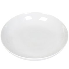 Тарелка суповая, керамика, 20.5 см, круглая, Универсал Белье, Добрушский фарфоровый завод, 9С1257Ф34