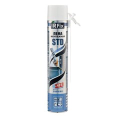 Пена монтажная Irfix, 60 л, 750 мл, STD, зимняя