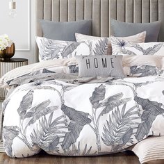 Постельное белье семейное, простыня 220х240 см, 2 наволочки 70х70 см, 2 пододеяльника 145х215 см, Cleo, сатин, коллекция Satin de Luxe, 40/664-SL