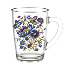 Кружка стекло, 300 мл, Милори, Декостек, 334-Д