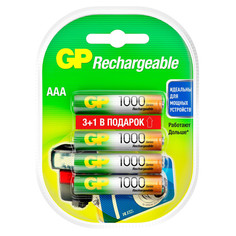 Батарейки, аккумуляторы аккумулятор GP 100AAAHC AAA 4 шт