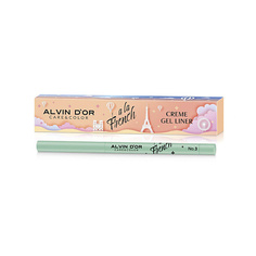 Карандаш для глаз ALVIN DOR ALVIN D’OR Кремовый лайнер для глаз CREME GEL LINER A LA FRENCH