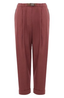 Брюки изо льна и вискозы Brunello Cucinelli