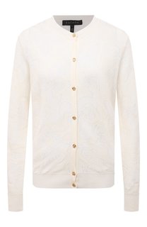 Кардиган из вискозы и хлопка Escada