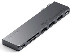 Аксессуар Хаб USB Satechi USB-C Pro Slim Space Grey ST-HUCPHSM