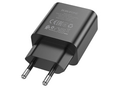 Зарядное устройство Borofone BA71A Power 1xUSB-C PD 20W 3A Black 6974443387957