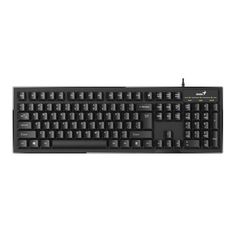 Клавиатура Genius Smart KB-102 31300007414 USB, 104 клавиши, кнопка SmartGenius, клавиши с увеличенным ходом, кабель 1.5 м., цвет: черный/31300007402
