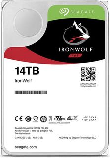 Жесткий диск 14TB SATA 6Gb/s Seagate ST14000VN0008 3.5" Ironwolf 7200rpm 256MB