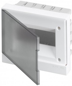Бокс ABB 1SZR004002A1204 Basic E в нишу 12М серая прозрачная дверь (c клеммами)