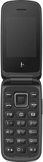 Мобильный телефон Fplus Flip2 Black 2.4 240*320, 32/32MB, up to 32GB flash, 0.08Mpix, BT, Micro-USB, 750mAh F+