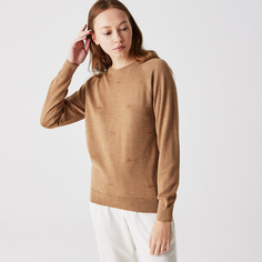 Женский свитер Lacoste с круглым вырезом