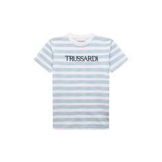 Хлопковая футболка Trussardi junior