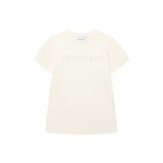 Хлопковая футболка Trussardi junior