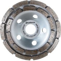 Сегментная двухрядная шлифовальная чашка алмазная SPIN