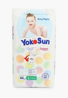 Подгузники-трусики Yokosun Comfort, размер L (9-14 кг), 44 шт.