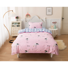 Постельное белье 1.5-спальное Постельное белье Sofi de MarkO 1.5-спальное Flamingo (3 предмета)