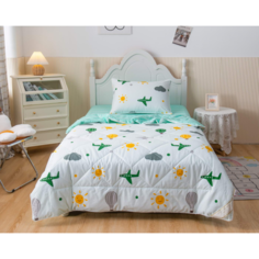 Постельное белье 1.5-спальное Постельное белье Sofi de MarkO 1.5-спальное Полетели с одеялом (3 предмета)