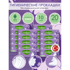 Molped Гигиенические прокладки Classic Thick Normal 10 шт. 20 упаковок