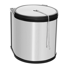 Хозяйственные товары Navako Ведро для мусора Columba 400/11 Chrome 11 л