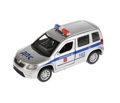 Машины Технопарк Машина Skoda Yeti Полиция инерционная 12 см