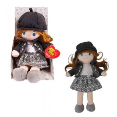 Куклы и одежда для кукол ABtoys Кукла в серой шапочке и фетровом костюме 36 см