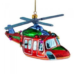 Елочные игрушки ErichKrause Decor Украшение Вертолет 17 см