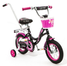 Двухколесные велосипеды Велосипед двухколесный Zigzag Girl 12" с ручкой