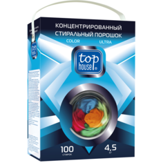 Бытовая химия Top House Концентрированный cтиральный порошок Color Ultra 4.5 кг