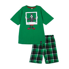 Комплекты детской одежды Playtoday Комплект Family look для мальчика (футболка и шорты) New Year 42236028