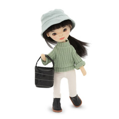 Куклы и одежда для кукол Orange Toys Lilu в зеленом свитере Серия Весна 32 см