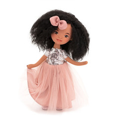 Куклы и одежда для кукол Orange Toys Tina в розовом платье с пайетками Серия Вечерний шик 32 см