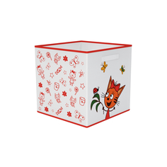 Ящики для игрушек Три кота Коробка-куб для детских вещей 30х30х30 см CTC-05